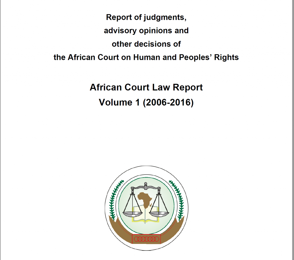 african-court-law-report-volume-1-2006-2016-african-court-on-human