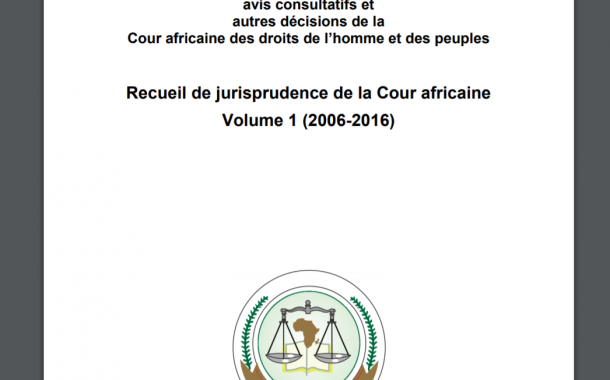 Annuaire Africain Des Droits De L'Homme - African Court On Human And ...