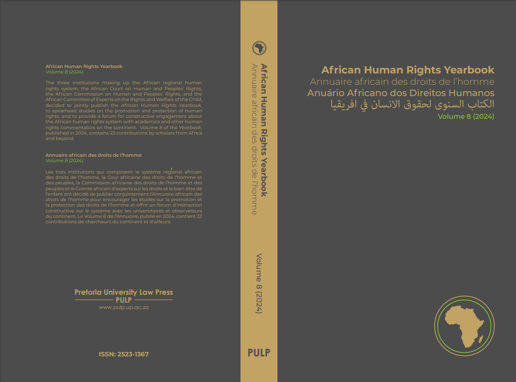 AFRICAN HUMAN RIGHTS YEARBOOK - VOLUME 8 (2024)